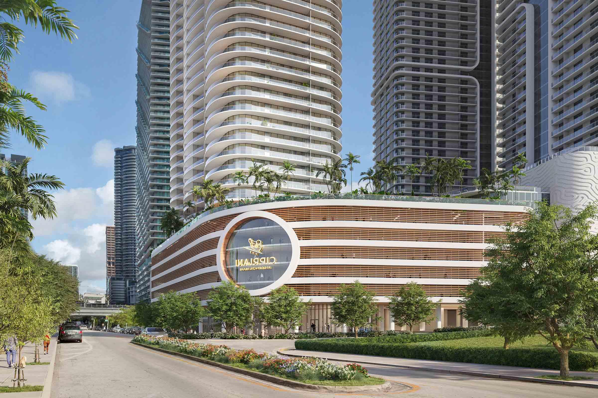 Cipriani Residences Brickell Miami的渲染图